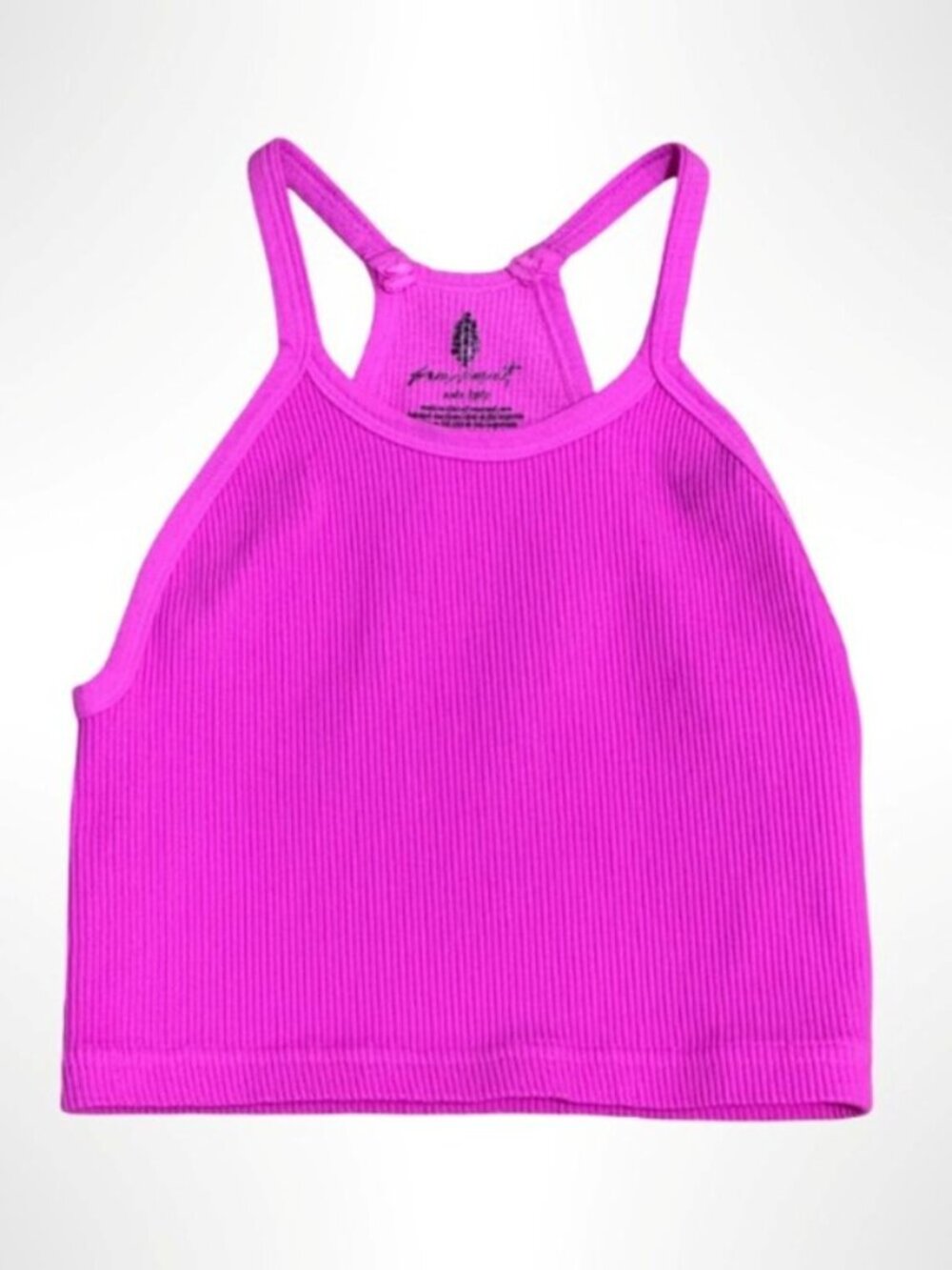 FP MOVEMENT Happiness Runs Crop Tank Cashmere Pink Size XS NWOT
